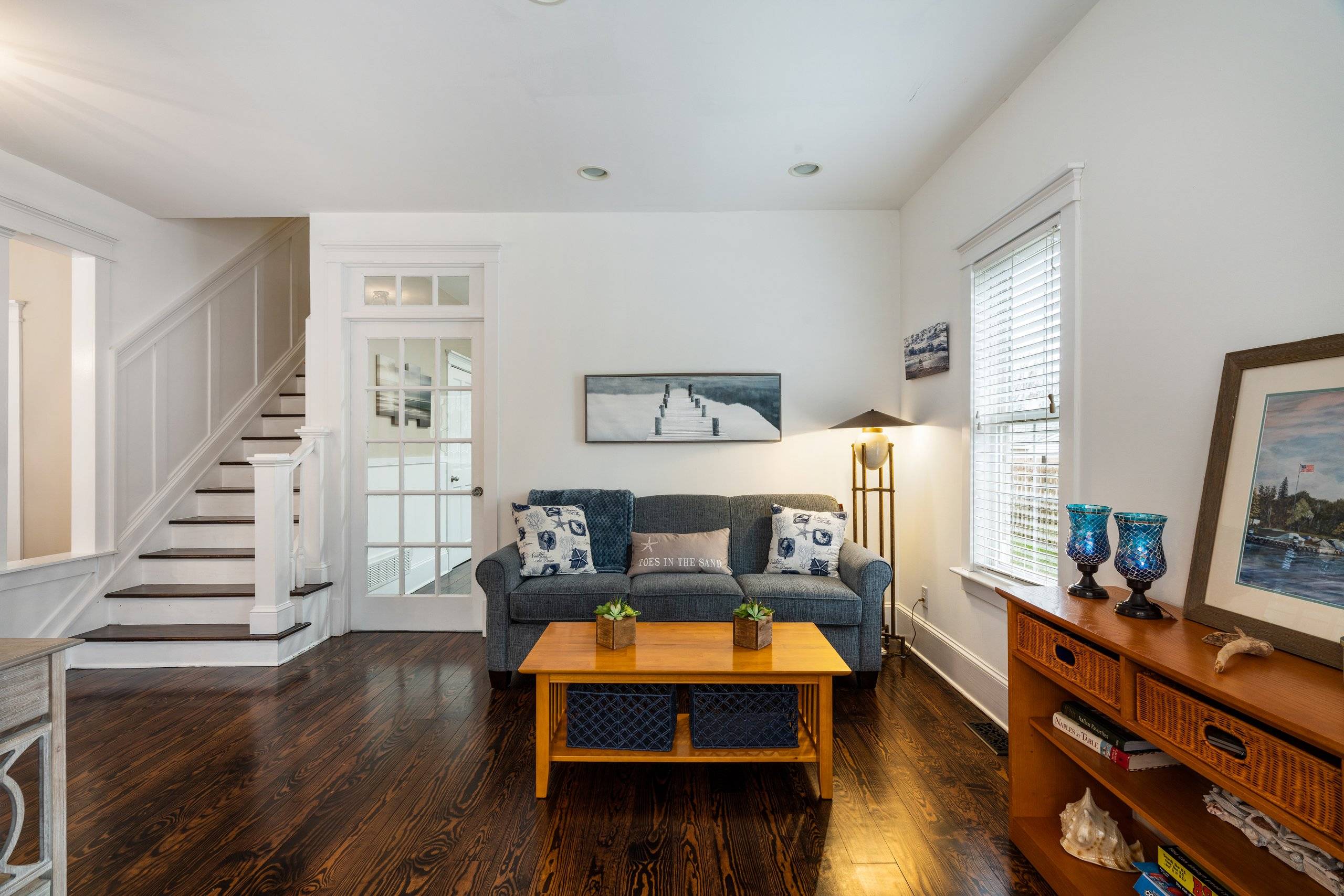 Front sitting room off the staircase